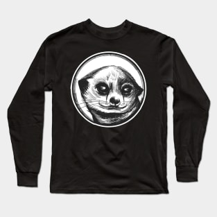 HAND DRAWN MEERKAT Long Sleeve T-Shirt